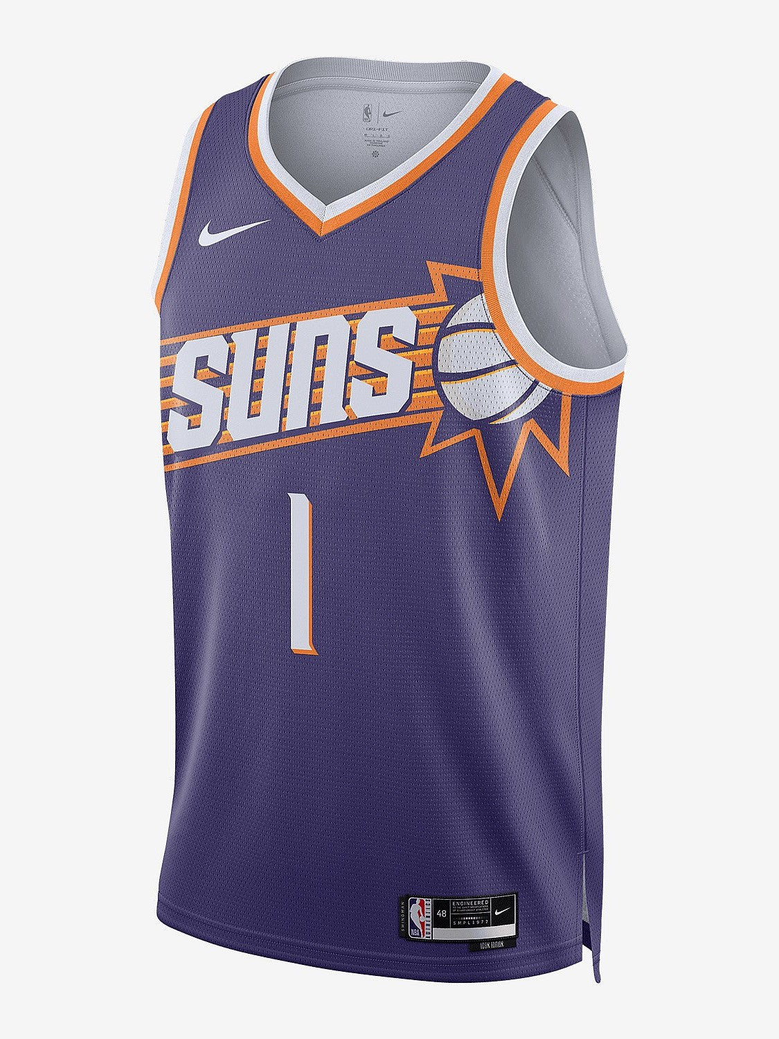 NBA Phoenix Suns Devin Booker #1 Icon Edition Swingman Jersey