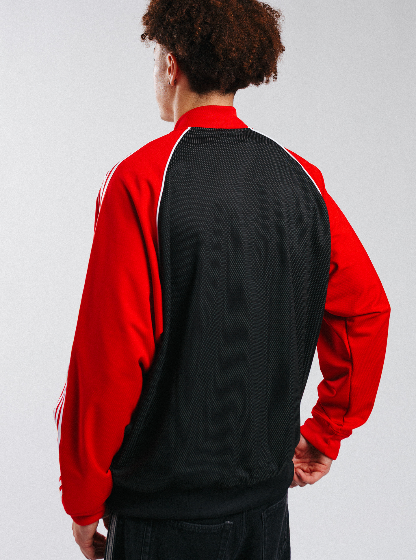 Loose Mesh Track Top